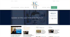 Desktop Screenshot of eclj.org